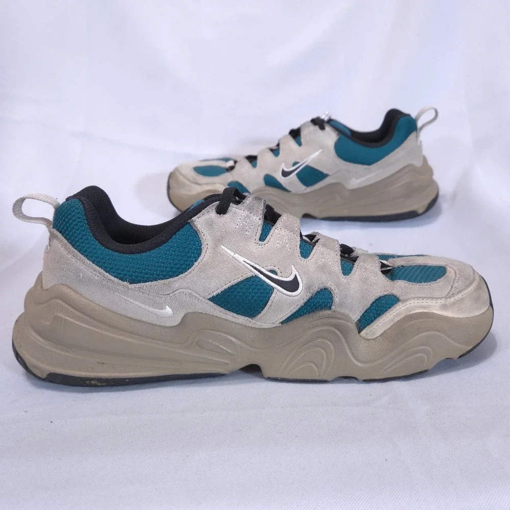 Nike Tech Hera Light Orewood Geode Teal Sneakers 9 Chunky Retro Shoes FJ9532-110